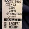 GK CAPRI LADIES LARGE NAVY COTTON/POLY GYMNASTICS PRINT Sz AL NWT - Image 9