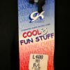 GK 'TUMBLE' GRAPHIC ADULT LARGE BLACK COTTON/SPANDEX WHITE STRIPES CAPRIS Sz L - Image 3