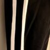 GK 'TUMBLE' GRAPHIC ADULT LARGE BLACK COTTON/SPANDEX WHITE STRIPES CAPRIS Sz L - Image 5