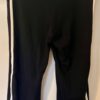 GK 'TUMBLE' GRAPHIC ADULT LARGE BLACK COTTON/SPANDEX WHITE STRIPES CAPRIS Sz L - Image 6