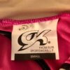 GK ICE FIGURE SKATE PINK VELVET ADULT SMALL ASYM MESH INSERTS SLVLS DRESS Sz AS - Image 11