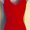 GK BASIC TANK ADULT X-SMALL RED NYLON/SPANDEX GYMNASTICS DANCE LEOTARD SZ XS NWT - Image 5