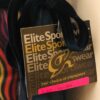 GK DANCE BALLET WRAP SKIRT GIRLS LARGE WAVE PATTERN BLACK VELVET TIE SZ L - Image 4