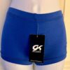 GK BLUE ADULT X-SMALL MICRO MINI NYLON/SPANDEX GYMNAST DANCE WORKOUT SHORTS XS - Image 2