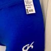 GK BLUE ADULT X-SMALL MICRO MINI NYLON/SPANDEX GYMNAST DANCE WORKOUT SHORTS XS - Image 3