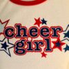 GK CHEER GIRL GRAPHIC TANK Size LADIES MEDIUM WHITE AM NWT! - Image 3