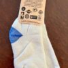 CHEER! UNISEX ADULT 9-11 WARM COMFY SOCKS WHITE W/ GOLD CHEER MEGAPHONE GRAPHICS - Image 2