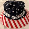 STARS & STRIPES BUCKET HAT â€œUSA ALL THE WAYâ€ GRAPHIC GYMNASTICS EMBROIDERED Sz L - Image 2