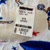 CHEER! ADULT 9-11 WHITE W/ RED & BLUE  'CHEER DIVA' GRAPHICS SNEAKER SOCKS NWT! - Image 2