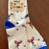 CHEER! ADULT 9-11 WHITE W/ RED & BLUE  'CHEER DIVA' GRAPHICS SNEAKER SOCKS NWT! - Image 3
