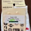 CHEER! ADULT 9-11 WHITE W/ RED & BLUE  'CHEER DIVA' GRAPHICS SNEAKER SOCKS NWT! - Image 4
