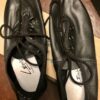 LEOâ€™S JAZZ BLACK LEATHER CHILD 1.5 M ECONO SPLIT SOLE LACE UP DANCE SHOES Sz 1.5 - Image 2
