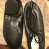 LEOâ€™S JAZZ BLACK LEATHER CHILD 1.5 M ECONO SPLIT SOLE LACE UP DANCE SHOES Sz 1.5 - Image 3