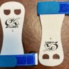 GK ELITE SPORTSWEAR HAND GRIPS LARGE WITH STRAP #GK32 BLUE SIZE Sz L NWT!