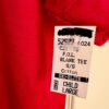 DURABLE CHILD LARGE BLANK SSLV RED COTTON CREW T-SHIRT SZ L (14-16) - Image 4