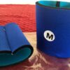 NWT GK Elite Sportswear Style #GK49 Neoprene Wristbands 3.5â€ Blue Size M