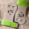 NWT! GK ELITE SPORTSWEAR HAND GRIPS WITH STRAPS #GK32 LIME SIZE M