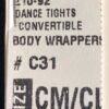 BODY WRAPPERS Total STRETCH Convertible Foot Dance Tights Spandex B-PINK CM/CL - Image 5