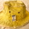â€œGYMNASTIC GODDESSâ€ EMBROIDERY FUN FRING WASHED COTTON YELLOW BUCKET HAT Sz XL - Image 4