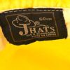 â€œGYMNASTIC GODDESSâ€ EMBROIDERY FUN FRING WASHED COTTON YELLOW BUCKET HAT Sz XL - Image 6