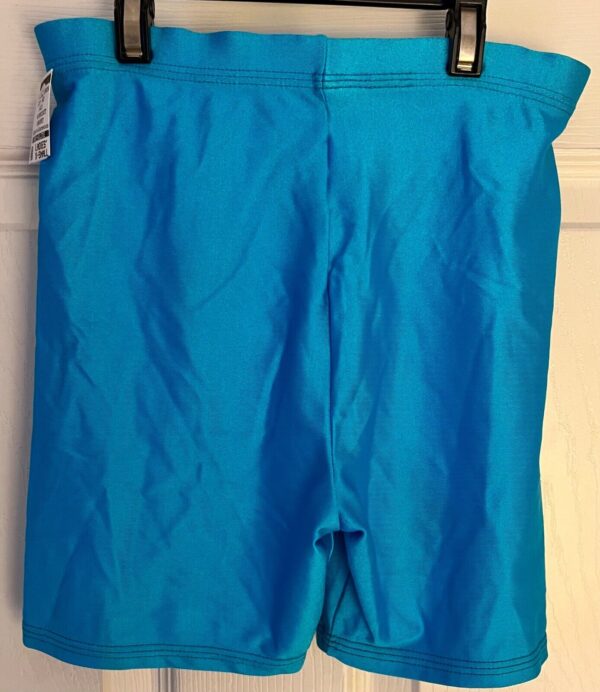 GK WORKOUT SHORTS LADIES X-SMALL BLUE NYLON/SPANDEX DANCE CHEER GYMNASTICS SZ XS - Image 9