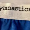 GK â€œGYMNASTICSâ€ GRAPHIC COTTON BOXER SHORTS GIRLS MEDIUM BLUE LOUNGE CASUAL SZ M - Image 2