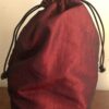 NWT! GK Elite Supplex Nylon Iridescent Burgundy Grip Bag with Drawcord $7.99