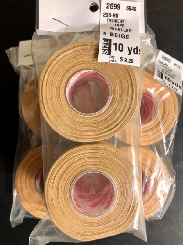 NWT! MUELLER TRAINERS ATHLETIC 10 YDS MTAPE BEIGE 2-PACK - Image 5