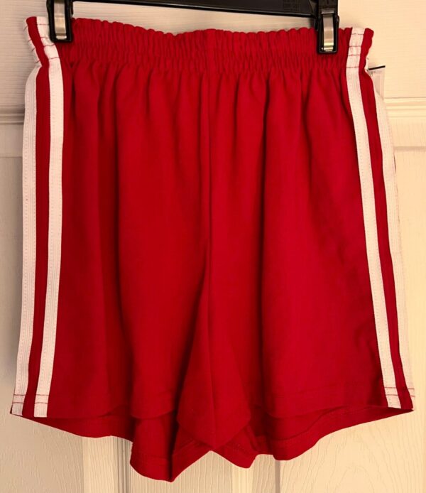 GK CHEER COTTON BOXER SHORTS SIZE ADULT X-SMALL RED CHEER PRINT  STRIPES AXS NWT - Image 2