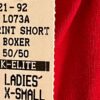 GK CHEER COTTON BOXER SHORTS SIZE ADULT X-SMALL RED CHEER PRINT  STRIPES AXS NWT - Image 3