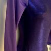 GK PURPLE MYSTIQUE ADULT SMALL LgSLV PURPLE MESH GYMNAST DANCE LEOTARD AS - Image 3