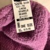 GIRLâ€™S KNIT SPARKLE BEANIE HAT LILAC CHENILLE CHILD ONE SIZE - Image 3