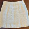 ANN TAYLOR LADIES SIZE 6 BEIGE RIBBED LINEN/COT/RAY LINED PENCIL SHORT SKIRT Sz6 - Image 6
