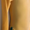 GK ICE SKATE GIRLS MEDIUM YELLOW VELVET LgSLV DRESS V-BACK Sz CM WAS $68.95 NWT! - Image 2