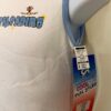 GK 'CHEERLEADING' GRAPIC GIRLS SMALL RAGLAN CAP SLV WHITE BLUE COTTON TOP SZ S - Image 3