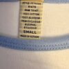 GK 'CHEERLEADING' GRAPIC GIRLS SMALL RAGLAN CAP SLV WHITE BLUE COTTON TOP SZ S - Image 7