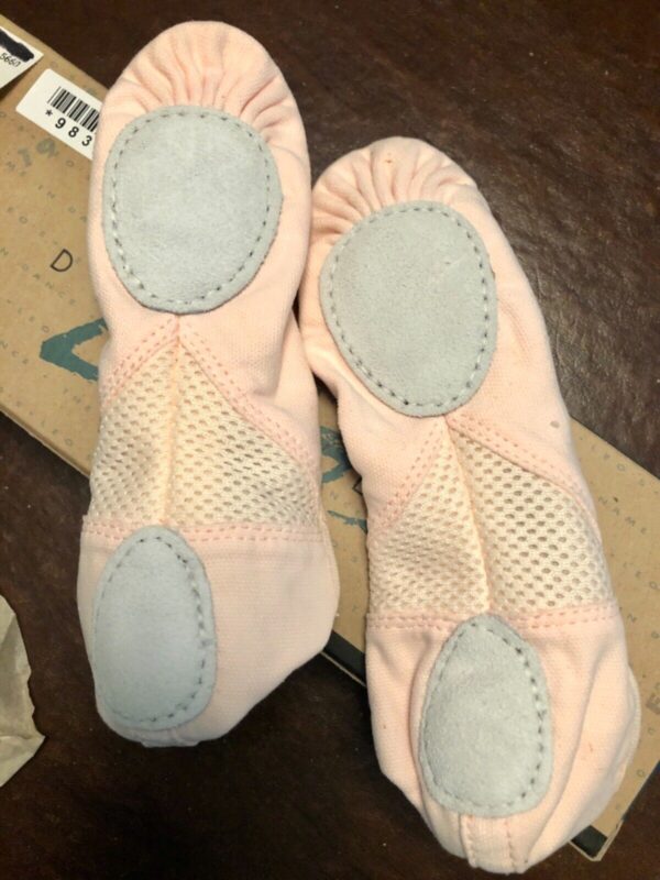 LEO'S BALLET FLAT #075 AIR-ABESQUE WOMENS SIZE 3.5 CANVAS PINK Sz 3.5 NEW IN BOX - Image 5