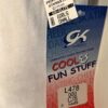 GK GYMNASTICS GRAPIC GIRLS SMALL RAGLAN CAP SLV WHITE BLUE COTTON TOP Sz CS NWT! - Image 6