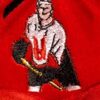 ICE HOCKEY RED STUFFED 8â€ BEAR â€œHE SHOOTS HE SCORES!â€ EMBROIDERY BY DONNAâ€™S GK - Image 2