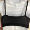 GK ATHLETIC SPORTS BRA ADULT MEDIUM BLACK NYLON/SPANDEX TECHMESH AM NWT! - Image 2