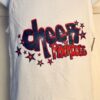 "CHEER PRINCESS" GLITTER GRAPHIC GIRLS SMALL WHITE COTTON TANK BEACH COVER UP  S - Image 5