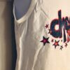 "CHEER PRINCESS" GLITTER GRAPHIC GIRLS SMALL WHITE COTTON TANK BEACH COVER UP  S - Image 6