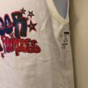 "CHEER PRINCESS" GLITTER GRAPHIC GIRLS SMALL WHITE COTTON TANK BEACH COVER UP  S - Image 7