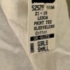 "CHEER PRINCESS" GLITTER GRAPHIC GIRLS SMALL WHITE COTTON TANK BEACH COVER UP  S - Image 9