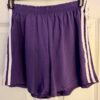 GK CHEER COTTON BOXER SHORTS SIZE ADULT MEDIUM PURPLE CHEER PRINT STRIPES Sz AM - Image 2