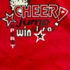 CHEER SPIRIT GK SUPER SPORT RED NYLON SLING BAG COLOR GRAPHIC DRAWSTRING CLOSURE - Image 4