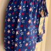 GK COTTON LADIES MEDIUM STARS PRINT ROYAL RED WHITE BOXER SHORTS Sz AM NWT! - Image 2