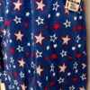 GK COTTON LADIES MEDIUM STARS PRINT ROYAL RED WHITE BOXER SHORTS Sz AM NWT! - Image 3
