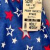 GK COTTON LADIES MEDIUM STARS PRINT ROYAL RED WHITE BOXER SHORTS Sz AM NWT! - Image 4