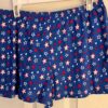 GK COTTON LADIES MEDIUM STARS PRINT ROYAL RED WHITE BOXER SHORTS Sz AM NWT! - Image 8